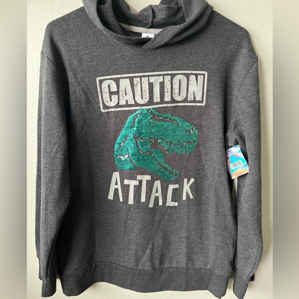 NWT Shark Attack lightweight pullover hoodie